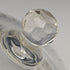 1929 British Vintage Sterling Silver Decorated Cut Glass Jar 351g BM & Co